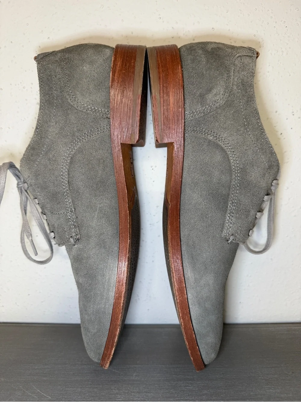 Cole Haan Feathercraft Grand Blucher Brown Suede Oxford Men's Size 9.5 M